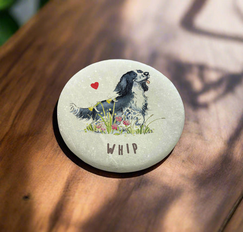 Sprocker Black & White Marble Memorial